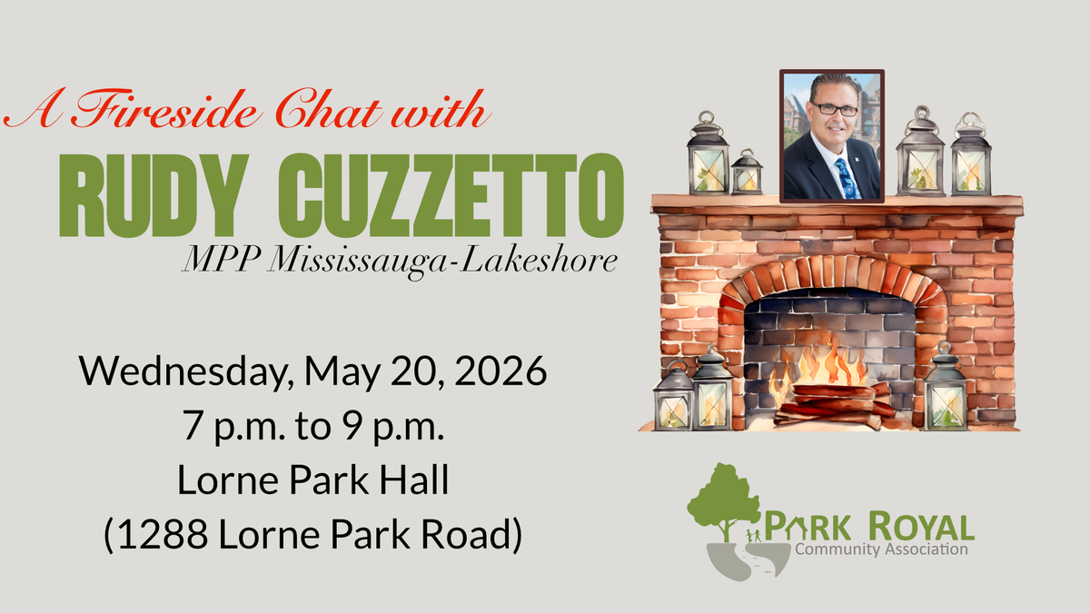 Fireside chat with MPP Rudy Cuzzetto